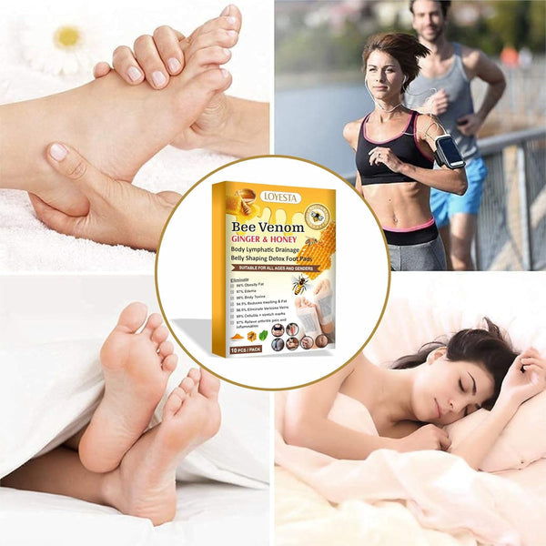 Bee Venom Ginger & Honey Detox Pads (Buy 10 Get 10 Free) – The Way