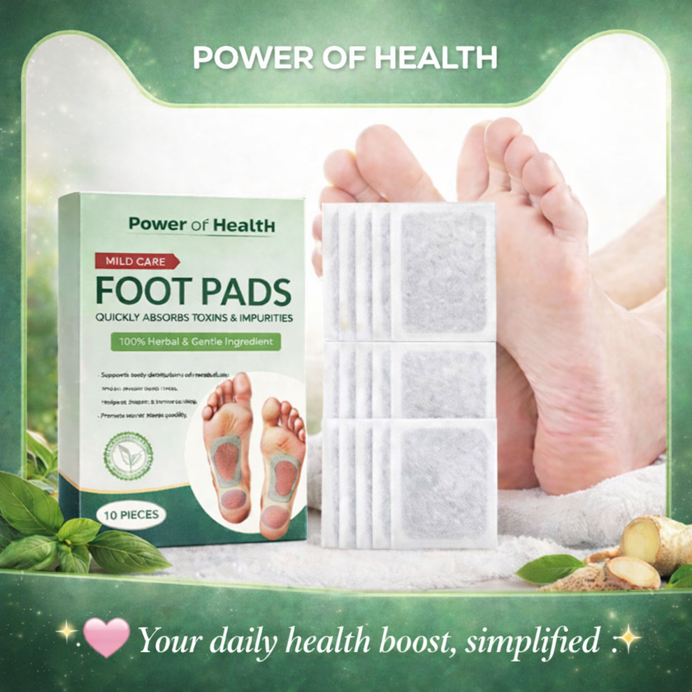 100% Herbal & Gentle Ingredient Detox Foot Pads BUY 10 GET 20 FREE (Pa ...