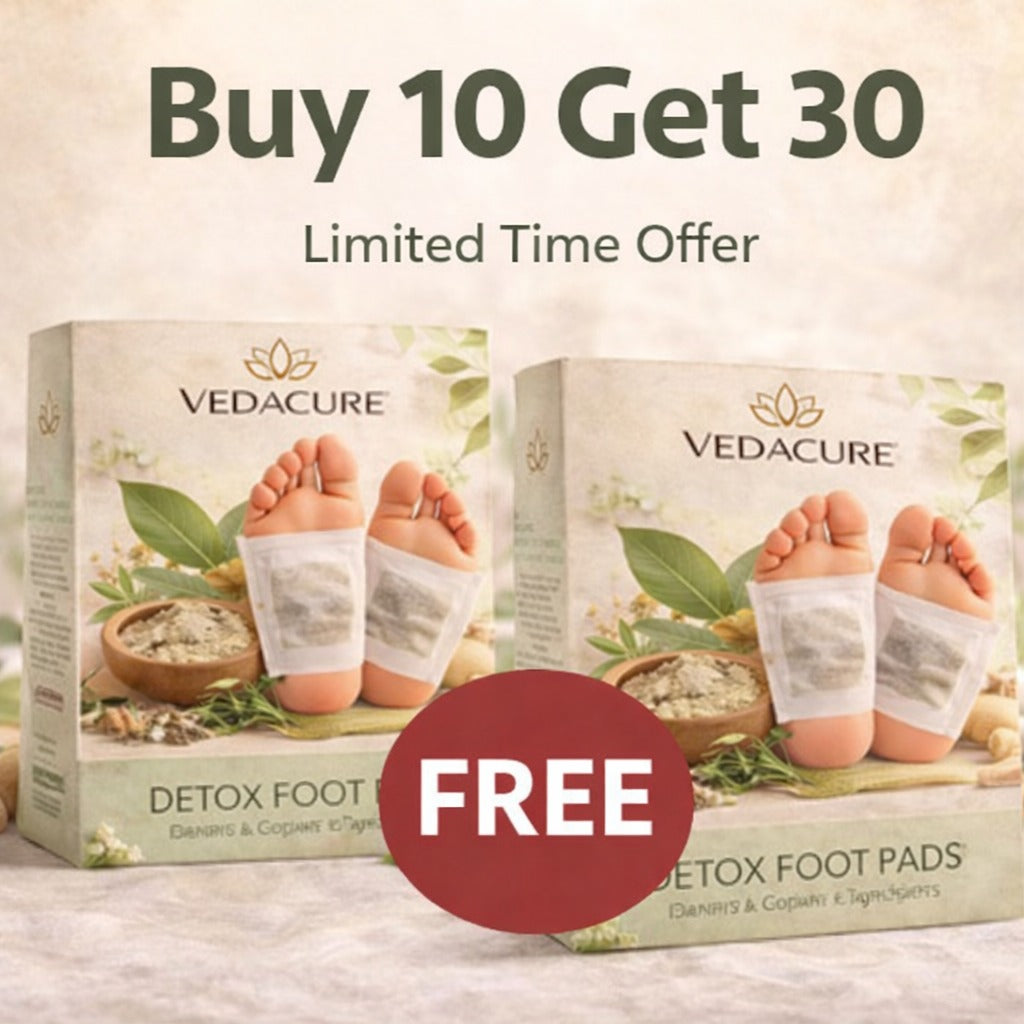 🌿Vedacure pads Nature Step Care 💚 Plant-Based Comfort🌿🦶BUY 10 GET 20 (Pack of 30 )💆‍♀️🌱