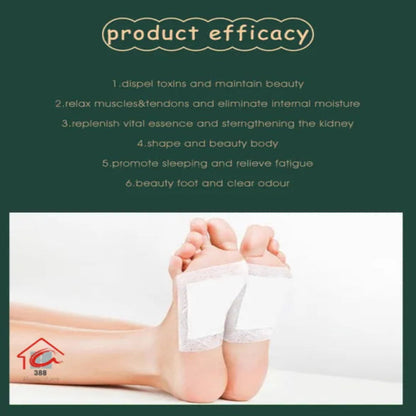 100% Herbal & Gentle Ingredient Detox Foot Pads BUY 10 GET 20 FREE (Pack of 30)