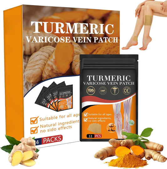 Spider & Varicose Vein Patches | Natural Herbal Therapy for Swelling, Fatigue & Vein Health
